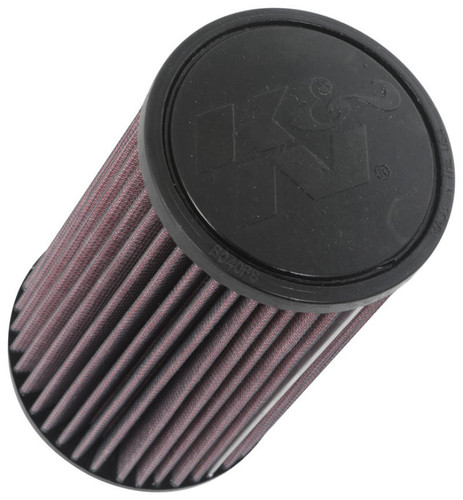 K&N RU-5144 Red Round Tapered Universal Clamp-On Air Filter - Tall Narrow