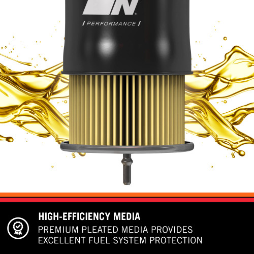 K&N PF-2500 High Performance Fuel Filter - Cellulose Media, 1 Year Warranty