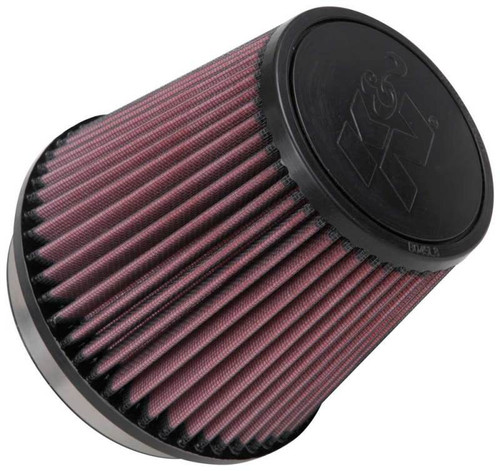 K&N RU-5147 Red Round Tapered Universal Clamp-On Air Filter