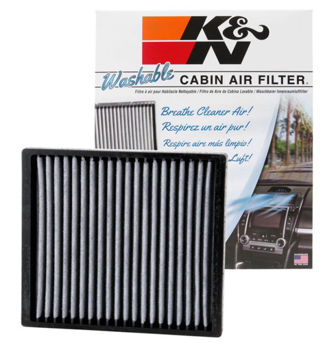 K&N VF2013 Washable Cabin Air Filter for 2014-2022 Cadillac CTS SRX