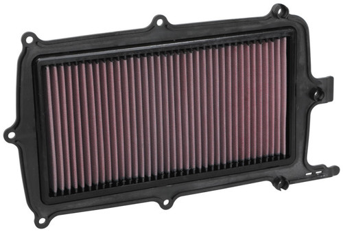 K&N HA-1019 Unique Replacement Air Filter for 2019-2025 Honda Talon - Red Cotton Gauze, 1 Year Warranty