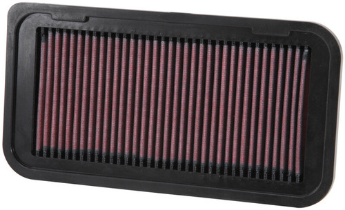 K&N 33-2252 High-Flow Replacement Panel Air Filter for 2003-2011 Toyota Corolla Matrix Pontiac Vibe Lotus Elise - 11.375x5.875 in