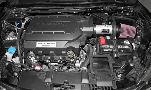 K&N 69-1212TS Performance Air Intake System for 2013-2020 Acura, Honda Accord, TLX - Silver Tube