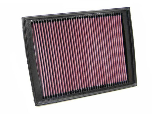 K&N 33-2333 High-Flow Replacement Panel Air Filter for 2005-2009 Land Rover LR3 &amp; Range Rover Sport - 11.688x8.813 in
