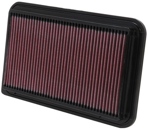 K&N 33-2260 High-Flow Replacement Panel Air Filter for 2001-2013 Toyota Camry Sienna Lexus ES300 RX350 - 12.563x7.563 in