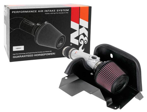 K&N 69-1507TS Performance Air Intake System for 2018-2022 Honda Accord - Silver Tube