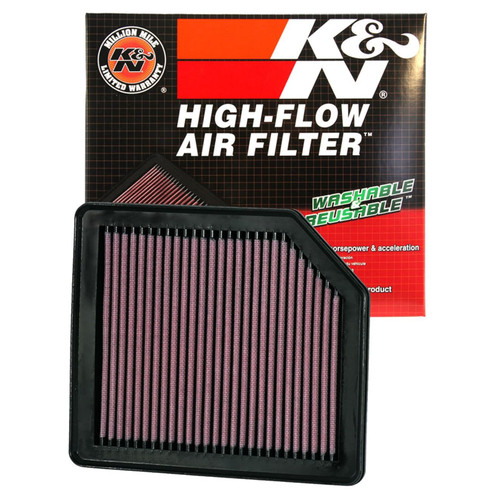 K&N High-Flow Air Filter 33-2342 for 2006-2011 Honda Civic - Panel Replacement Filter