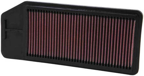 K&N 33-2276 High-Flow Replacement Panel Air Filter for 2003-2008 Acura TSX &amp; Honda Accord - 13.438x5.813 in