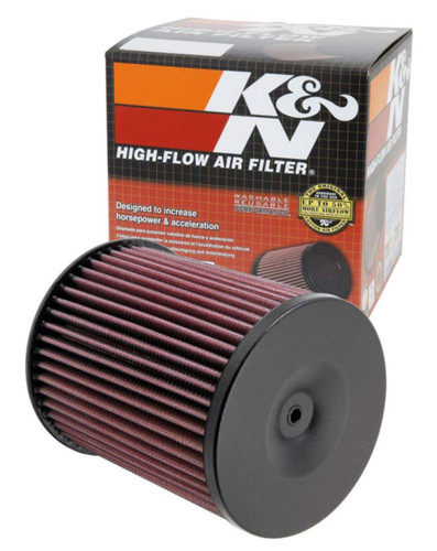 K&N YA-4504 Round Straight Replacement Air Filter for 2004-2025 Yamaha YFZ450 Raptor Kodiak