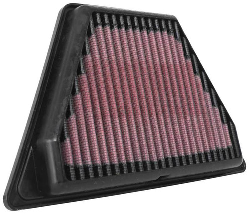K&N BM-1821 Panel Replacement Air Filter for 2021-2025 BMW R 18 - Red Cotton Gauze, Lifetime Warranty