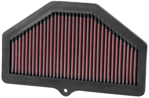 K&N SU-7504 Trapezoidal Replacement Air Filter for 2004-2005 Suzuki GSX-R600 GSX-R750