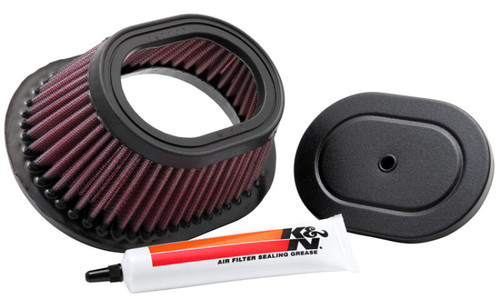 K&N YA-2088 Oval Replacement Air Filter for 1988-2013 Yamaha Raptor Wolverine - Includes Hardware