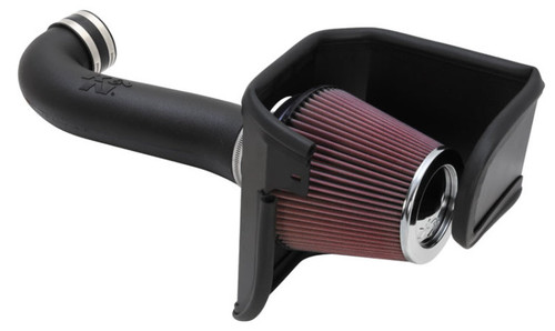 K&N 63-1114 63 Series AirCharger Performance Air Intake System for 2011-2023 Chrysler, Dodge 300, Challenger, Charger - Red Cotton Gauze Filter