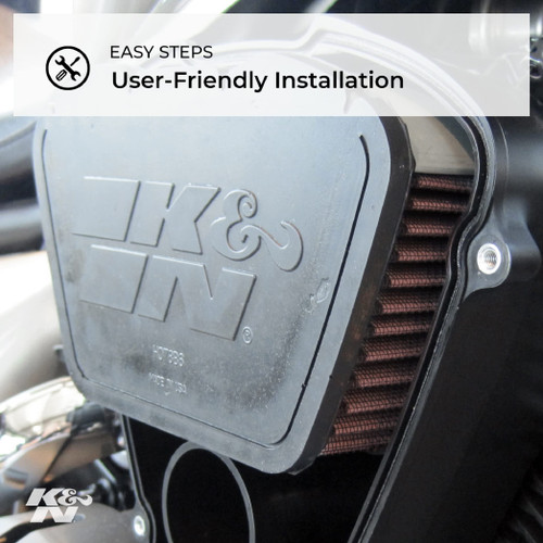 K&N SU-8001 Panel Replacement Air Filter for 2001-2008 Suzuki C50 Boulevard