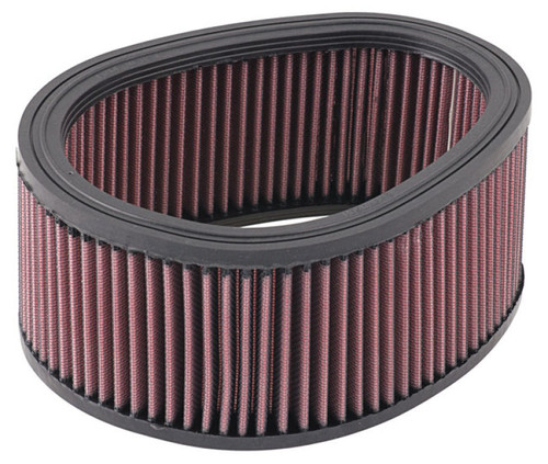 K&N BU-9003 Round Replacement Air Filter for 2002-2010 Buell Lightning XB9 XB12 - Red Cotton Gauze, Lifetime Warranty