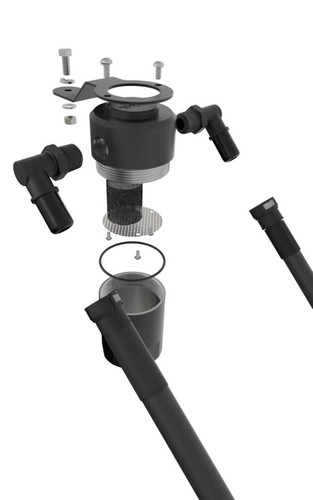 K&N 81-0830 Oil Catch Can for 2015-2023 Ford Mustang