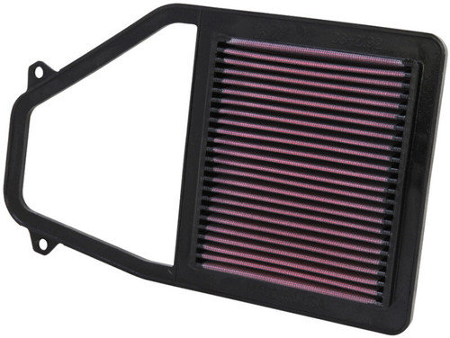 K&N 33-2192 High-Flow Replacement Panel Air Filter for 2001-2005 Honda Civic &amp; Acura EL - 12.5x7.75x0.875 in