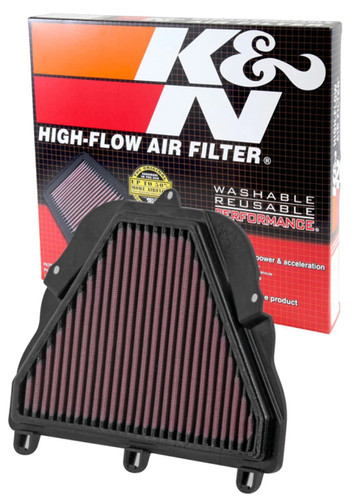 K&N TB-6706 Trapezoidal Replacement Air Filter for 2006-2012 Triumph Daytona 675 Street Triple