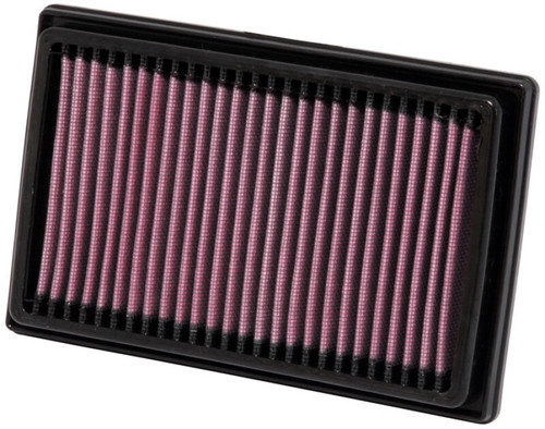 K&N CM-9908 Panel Replacement Air Filter for 2010-2026 Can-Am Ryker Spyder - Red Cotton Gauze, Lifetime Warranty