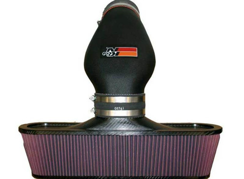 K&N 57-3052 57 Series FIPK Performance Air Intake System for 2005 Chevrolet Corvette - Red Cotton Gauze Filter, Gen II