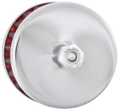 K&N 62-1090 Vent Air Filter/ Breather - Non-woven Synthetic, Chrome Top/Base, 3/8 inch Tube