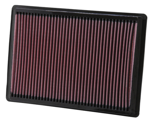 K&N 33-2295 High-Flow Replacement Panel Air Filter for 2005-2010 Chrysler 300 Dodge Challenger Charger Magnum - 11.438x8.313 in