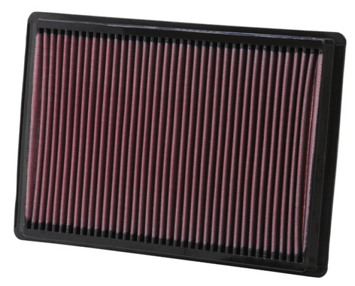 K&N 33-2295 High-Flow Replacement Panel Air Filter for 2005-2010 Chrysler 300 Dodge Challenger Charger Magnum - 11.438x8.313 in