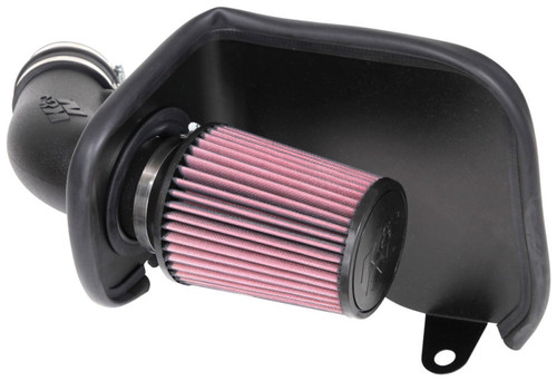 K&N 63-1585 63 Series AirCharger Performance Air Intake System for 2019-2022 Jeep Cherokee - Red Cotton Gauze Filter