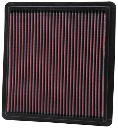 K&N 33-2298 High-Flow Replacement Panel Air Filter for 2005-2010 Ford Mustang - 10.188x9.5x1 in, Cotton Gauze