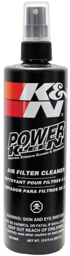 K&N 99-0606 12oz Power Kleen Air Filter Cleaner Spray