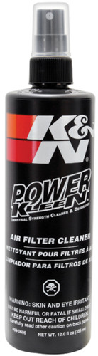 K&N 99-0606 12oz Power Kleen Air Filter Cleaner Spray