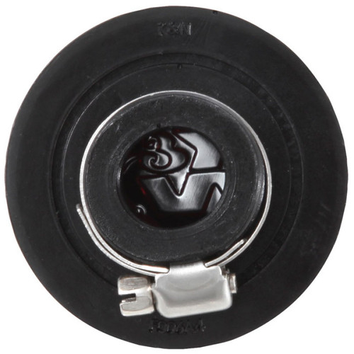 K&N 62-1340 Vent Air Filter / Breather - Non-woven Synthetic, Chrome Top, Rubber Base, 5/8" Clamp-On