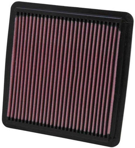 K&N 33-2304 High-Flow Replacement Panel Air Filter for 2005-2021 Subaru WRX STI Forester Impreza Legacy Outback - 8.75x8.563 in