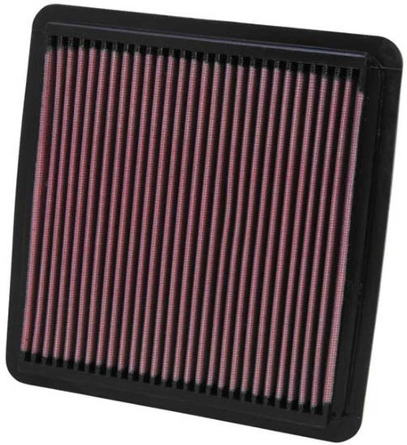 K&N 33-2304 High-Flow Replacement Panel Air Filter for 2005-2021 Subaru WRX STI Forester Impreza Legacy Outback - 8.75x8.563 in