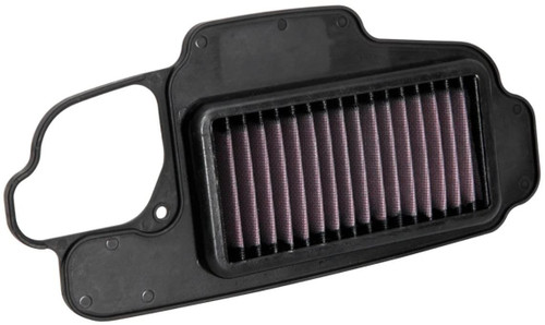 K&N HA-1219 Panel Replacement Air Filter for Honda - Red Cotton Gauze, Lifetime Warranty