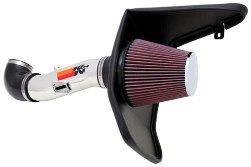 K&N 69-4523TP Typhoon Performance Air Intake System for 2012-2015 Chevrolet Camaro - Polished Tube
