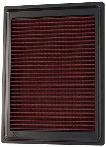 K&N 33-2305 High-Flow Replacement Panel Air Filter for 2005-2009 Chevy Corvette &amp; Cadillac XLR - 9.375x7.063 in