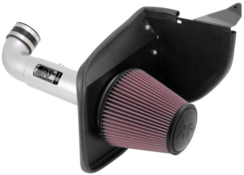 K&N 69-4527TS Typhoon Performance Air Intake System for 2012-2014 Cadillac CTS - Silver Tube