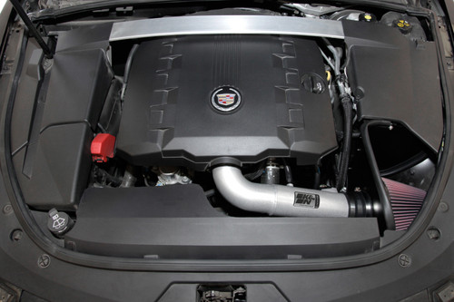 K&N 69-4527TS Typhoon Performance Air Intake System for 2012-2014 Cadillac CTS - Silver Tube