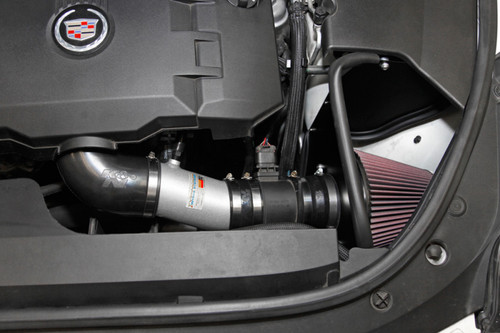 K&N 69-4528TS Typhoon Performance Air Intake System for 2008-2011 Cadillac CTS - Silver Tube