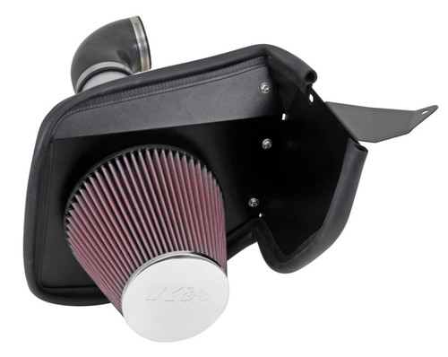 K&N 69-4528TS Typhoon Performance Air Intake System for 2008-2011 Cadillac CTS - Silver Tube