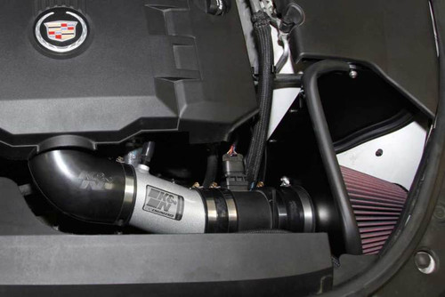 K&N 69-4528TS Typhoon Performance Air Intake System for 2008-2011 Cadillac CTS - Silver Tube
