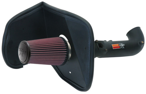 K&N 57-9014-1 57 Series FIPK Performance Air Intake System for 2000-2001 Toyota Tundra - Red Cotton Gauze Filter, Gen II