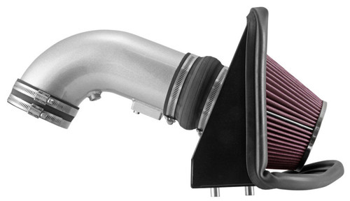 K&N 69-4530TS Typhoon Performance Air Intake System for 2009-2015 Cadillac CTS - Silver Aluminum Tube