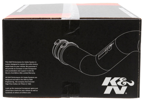 K&N 57-9036 57 Series FIPK Performance Air Intake System for 2014-2021 Toyota Sequoia, Tundra - Red Cotton Gauze Filter, Gen II