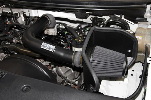 K&N 71-2556 Blackhawk Cold Air Intake System for 2004-2008 Ford F-150 Expedition - Black Dry Filter, Black Tube, 11.53 HP Gain