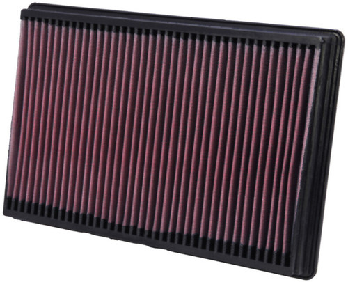 K&N 33-2247 High-Flow Replacement Panel Air Filter for 2002-2026 Dodge Ram 1500 2500 3500 4500 5500 - 13.75x9.313 in