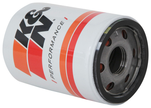 K&N HP-1014 Premium Oil Filter with Wrench Off Nut - High Flow Media, 1 Year Warranty