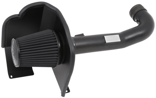 K&N 71-3082 Blackhawk Cold Air Intake System for 2015-2020 Ford Mustang - Textured Black Tube, Black Dry Filter, 8.3 HP Gain