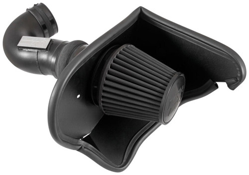 K&N 71-3092 Blackhawk Cold Air Intake System for 2016-2024 Chevrolet Camaro - Black Dry Filter, Black Tube, 20.68 HP Gain